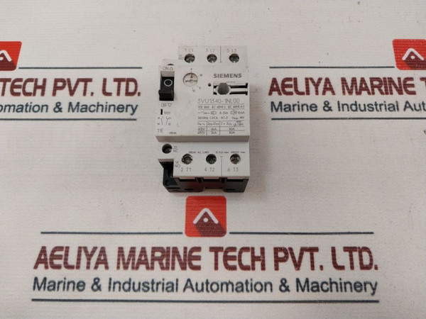 Siemens 3Vu1340-1Nl00 Motor Protection Circuit Breaker 8-13A 50/60Hz - Used