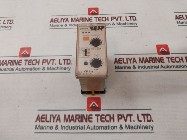 Omron Se-kp1N Motor Relay 1-10 Sec 4-10 X 0.5 A - Used