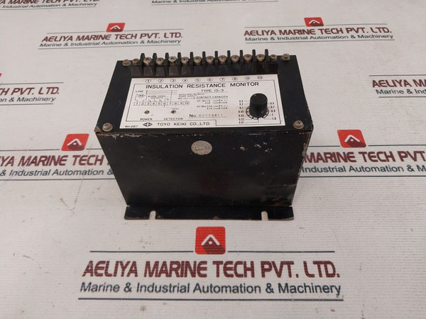 Toyo Keiki Is-3 Insulation Resistance Monitor 50/60Hz Ac100~115V