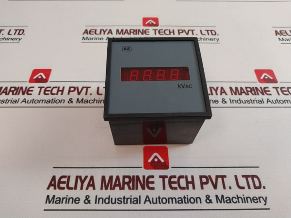 Automatic Electric Digital Ac Voltmeter 0-150 Vac - Used