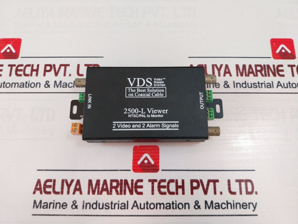 Vds 2500-l Viewer Video Modem System Dc Power In +40V - Used