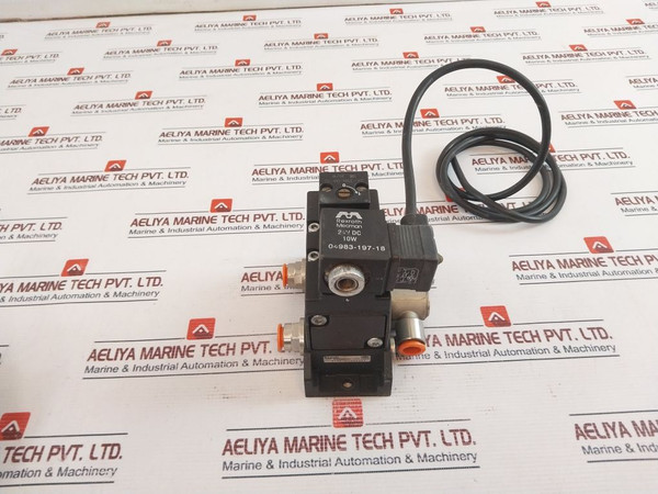 Rexroth Mecman 04983-197-18 Solenoid Valve & Coil 04-311H-04-10 24V - Used