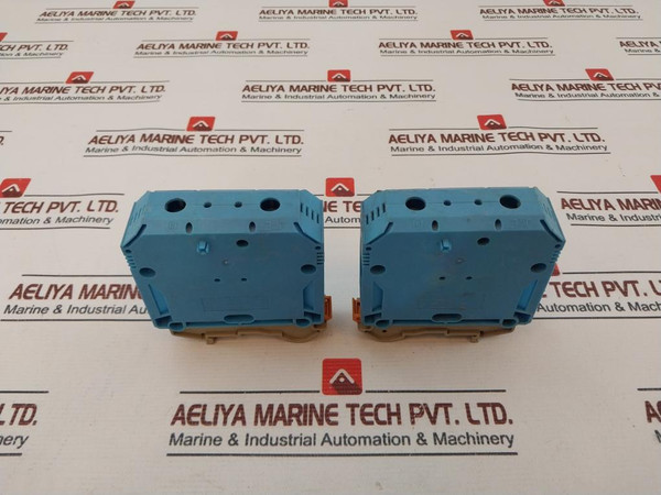 Lot Of 2X Conta-clip Rk 95 Terminal Block - Used