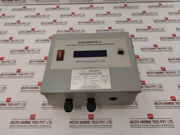 Wilson Walton Aq-rad-100 Impressed Current Cathodic Protection System 47-63Hz  - Used