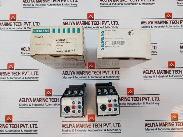 Siemens 3Ua59 40-2P Overload Relay 50-63A