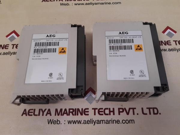 Aeg modicon dap 216/as-bdap-216 output moduleÂ 
