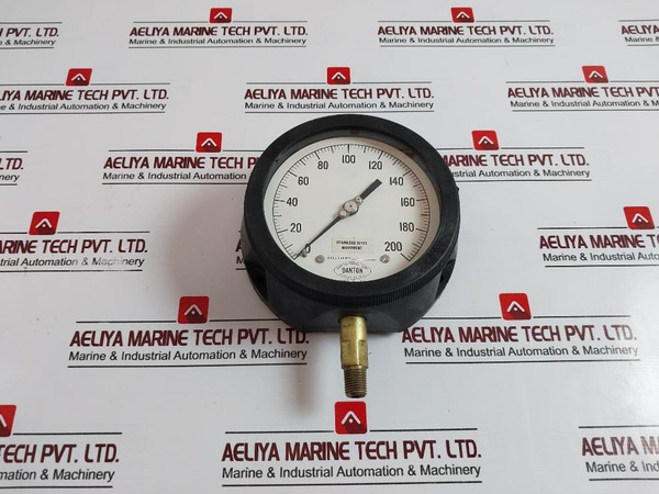 Duro 0-200 Pressure Gauge With Stainless Steel Movement