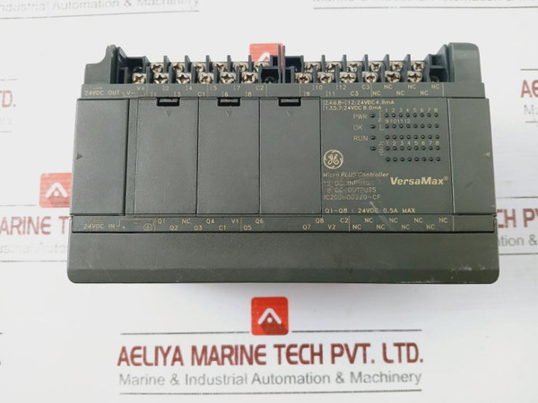 General Electric Ic200Udd220-cf Micro Plus Controller 12 Dc Inputs, 8 Dc Output - Used