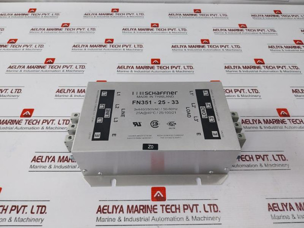 Schaffner Fn351-25-33 Power Line Filter 690V/65A 50-60Hz
