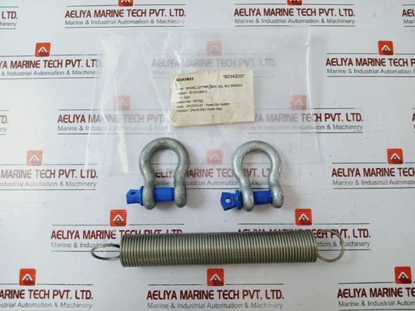 Wll2T Cs 09 Spring 2277Mm Inox 302 With 2 Shackle 344.20.0001 Power Slip