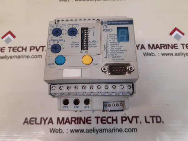 Telemecanique lt6 p0m005 motor protection overload relay