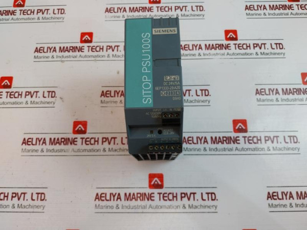 Siemens 6Ep1333-2Ba20 Digital Power Supply Module Ac 120/230V Dc 24V/5A - Used