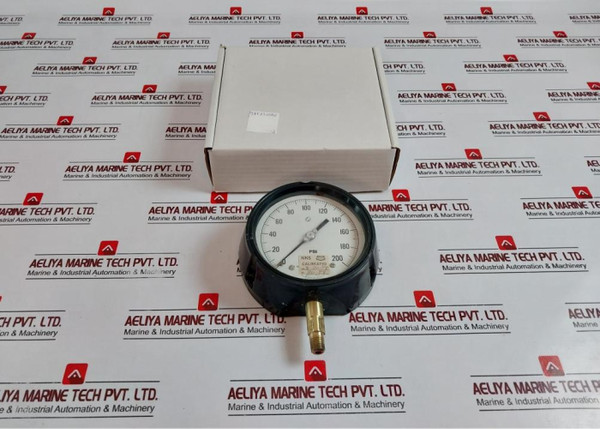 Danton Duro Instrument 0-200 Psi Pressure Gauge - Used