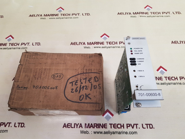 Denison hydraulics 701-00600-8 proportional amplifier card