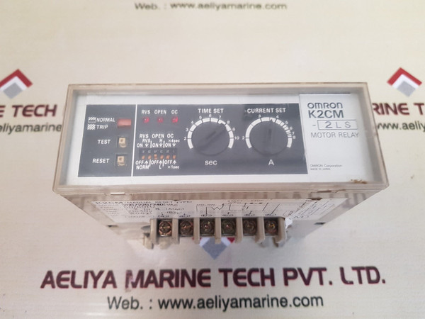 Omron k2cm-2ls motor relay 200/220/240 vac