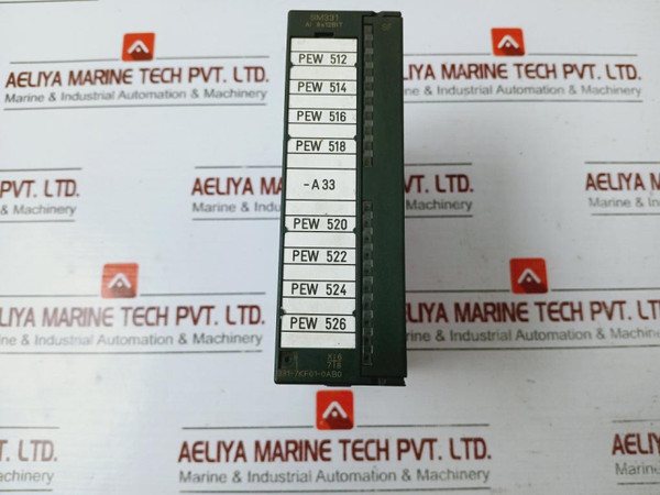 Siemens Simatic S7 6Es7 331-7Kf01-0Ab0 Sm331 Ai 8X12Bit Module - Used