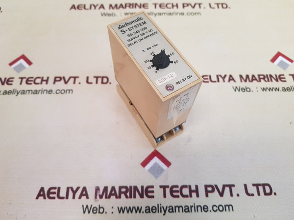 Electromatic S-system Sa 245 230 Delay On Operate With Base 3-60 Min
