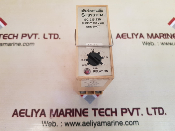 Electromatic s-system sc 215 230 one shot timer