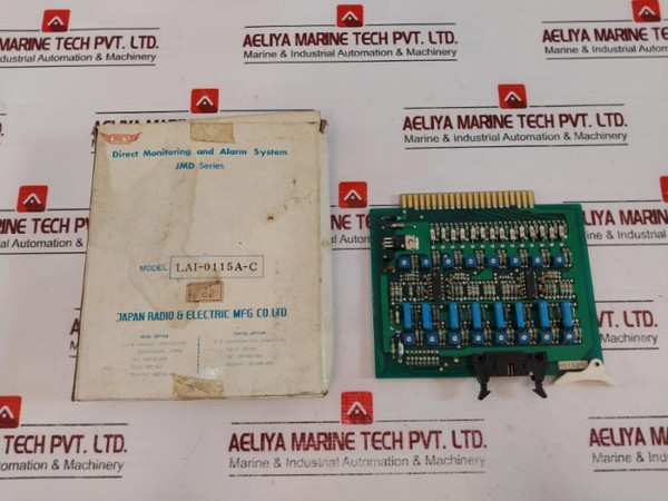 Jrcs Lai-0115A-c Direct Monitoring And Alarm System Jmd Series