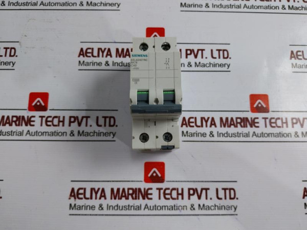 Siemens 5Sl42407Rc Miniature Circuit Breaker 415 V 10Ka 2-pole C 40 A - Used