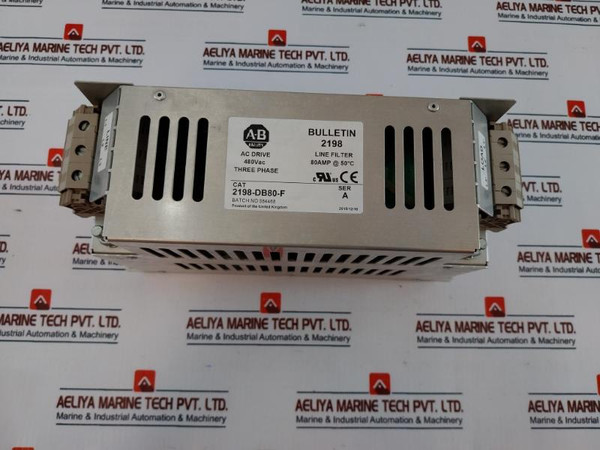 Allen-bradley 2198-db80-f Ac Drive Series A 3-phase 480Vac