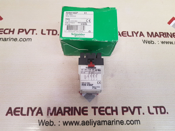 Telemecanique Rhn416Gp Inst-relay 220V Ac 60Hz