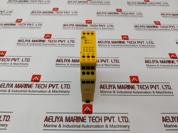 Pilz Pze X4 24Vdc 4N/O Safety Relay Module Id No. 774585, 24 Vdc, A010321