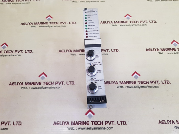 Varco 92450 SCR interface II 92453 rev C drilling system