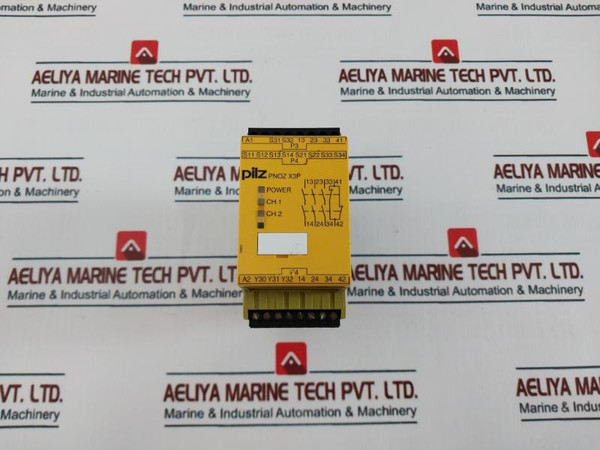 Pilz Pnoz X3P Safety Relay 24Vdc 24Vac 3N/O 1N/C 1So