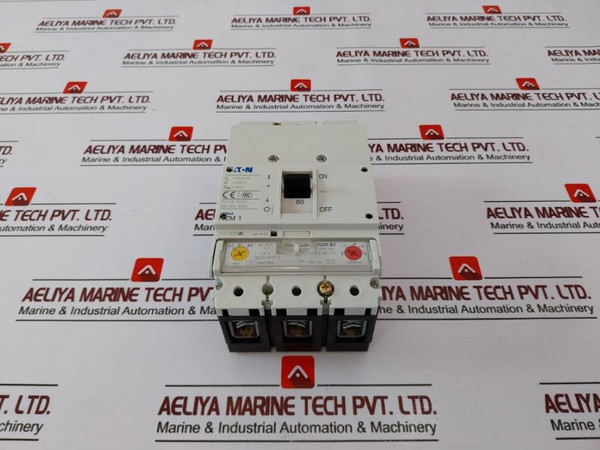 Eaton Nzm 1 Circuit Breaker 3 Pole Unit Nzm B1-a80-na 63-80 Amp Above 300V Ac