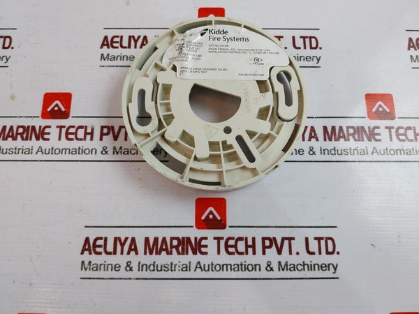 Kidde-fenwal Ds-sb Detector Base For Ds Series Detectors 06-231867-547, 9000951