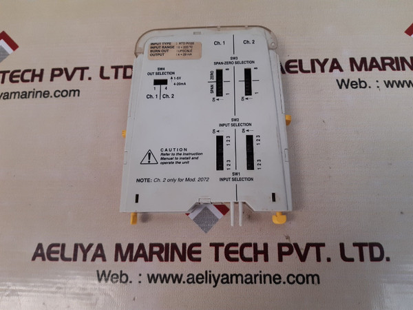 Elcon Hid 2072 2-channel Rtd/Pot Converter, 250 V, 13.1 V / 22Ma