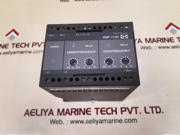 Deif rmf-112d frequency relay 254827.10