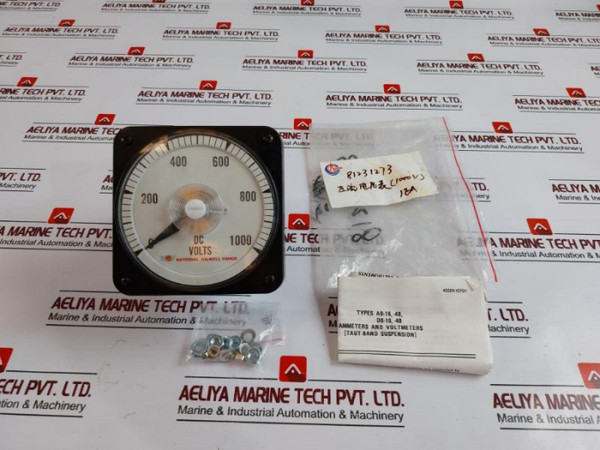 National Oilwell Varco Dc Voltmeter 0-1000V Analog Meter