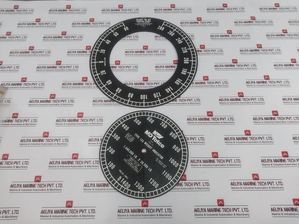 Md Totco Type 120 Weight Indicator Panel 1,680,000 Lb Capacity
