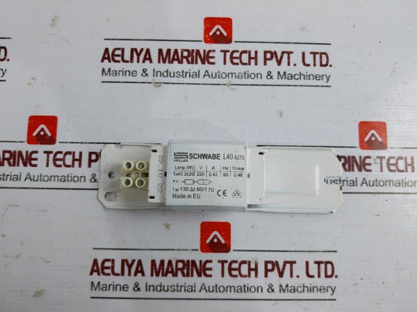Schwabe Hellas L40-827S Electromagnetic Ballasts 1X40W 2X20W 220V 0.43A