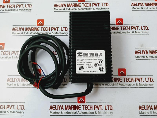Elpac Power Systems Wri2731 Power Supply With Power Cord 27W Max Ac 95-250V 0.79