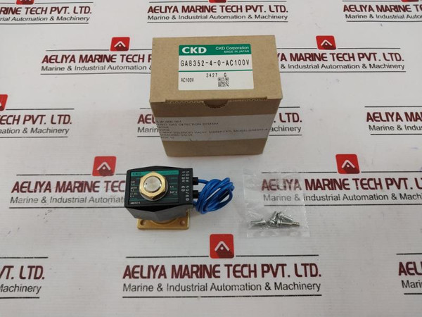 Ckd Gab352-4 High Performance 2-way Solenoid Valve 100V 50/60 Gab352-4-0-ac100V