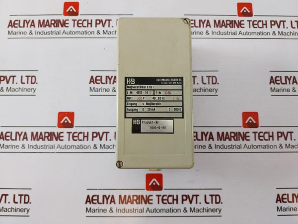 Hartmann & Braun Etu 1  Signal Amplifier Unit 4812-14 3