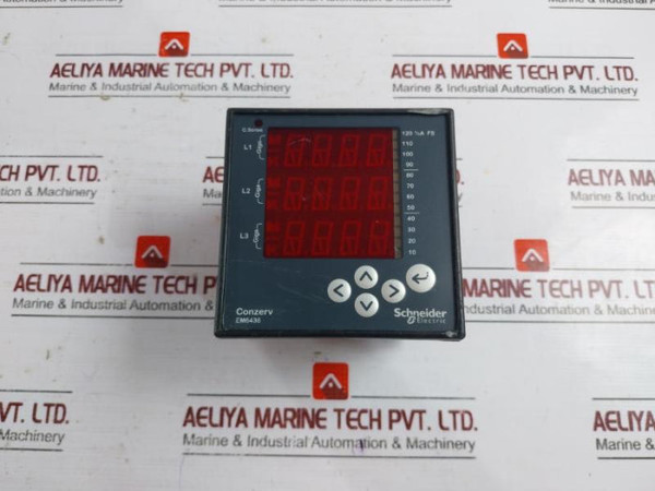Schneider Electric Conzerv Em6436 Led Display Load Monitor Ver.03.03.11