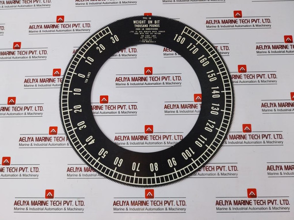 Md Totco Eb B1586-810 Weight Indicator Set Dial.16" Eb.Lbs/D