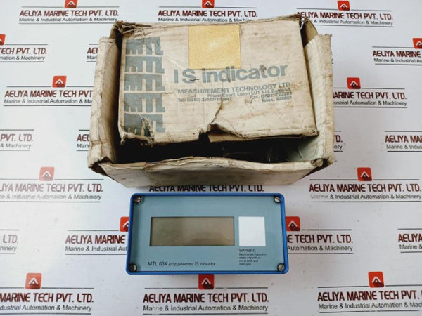 Measurement Technology Mtl 633/634 Loop Powered Is Indicator 60 V