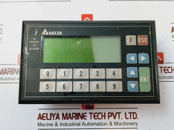 Delta Tp04P-32Tp1R 4-line Text Panel Hmi Controller 24Vdc 5W, V1.04A1, E206327