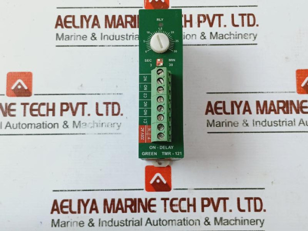 Green Microelectronics Tmr-121 On-delay Analog Timer Relay Output 220V Ac