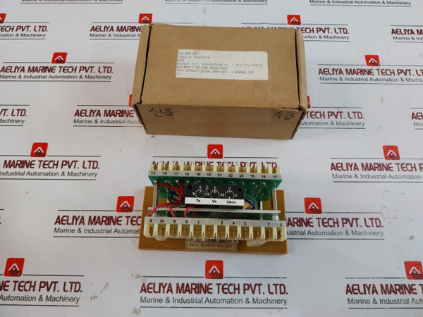 Siemens 6Ga 2490-0A Automatic Voltage Regulator Ac Generator 1A3-000-001