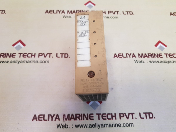 Siemens simatic s5 6es5 452-8mr11 relay output