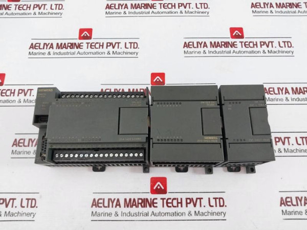 Siemens 6Es7223-1Bh22-0Xa8(Digital I/O Module),6Es7214-1Ad23-0Xb0(Compact Cpu Unit),6Es7232-0Hb22-0Xa0(Analog Output Module) Plc Module Set
