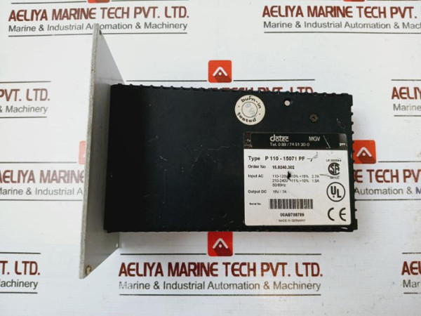 Mgv P110-15071Pf Power Module Dgc65-dcr-nt.0 110-120V -10%+15% 2.7A