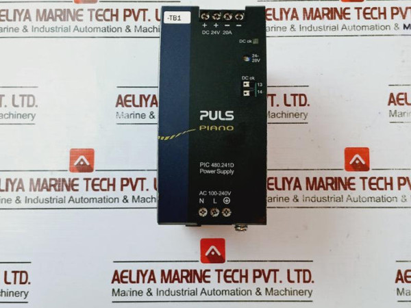 Puls Pic480.241D Switching Power Supply Unit 1-phase Ac 100-240V, 5.4-2.4A, 50-60Hz
