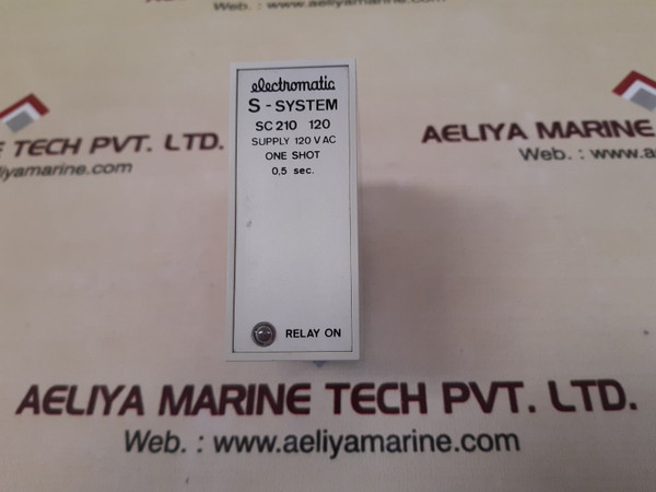 Electromatic S-system Sc210 120 Time Delay Relay 0,5 Sec